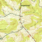 United States Geological Survey Bradley, SC (1950, 24000-Scale) digital map