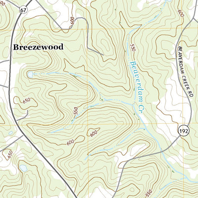 United States Geological Survey Bradley, SC (2020, 24000-Scale) digital map