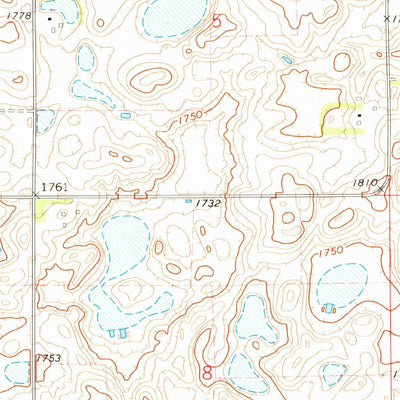 United States Geological Survey Bradley, SD (1973, 24000-Scale) digital map