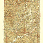 United States Geological Survey Bradleyville, MO (1945, 62500-Scale) digital map