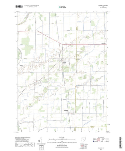 United States Geological Survey Bradner, OH (2023, 24000-Scale) digital map