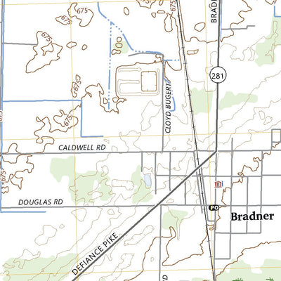 United States Geological Survey Bradner, OH (2023, 24000-Scale) digital map