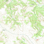 United States Geological Survey Bradshaw Creek, MT-WY (1970, 24000-Scale) digital map