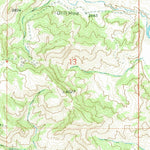 United States Geological Survey Bradshaw Creek, MT-WY (1970, 24000-Scale) digital map