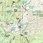 United States Geological Survey Bradshaw Mountains, AZ (1981, 100000-Scale) digital map