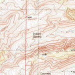 United States Geological Survey Bradshaw Spring, NV (1990, 24000-Scale) digital map