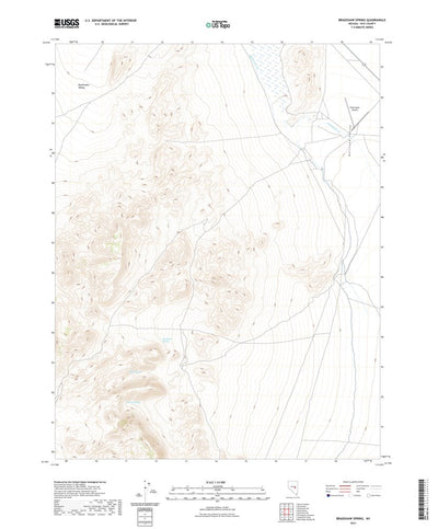 United States Geological Survey Bradshaw Spring, NV (2021, 24000-Scale) digital map