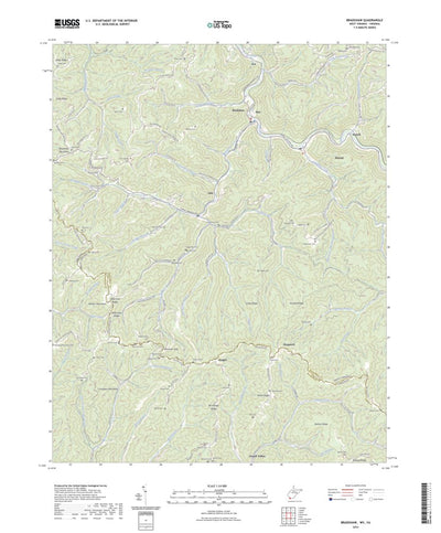 United States Geological Survey Bradshaw, WV (2023, 24000-Scale) digital map