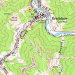 United States Geological Survey Bradshaw, WV-VA (1964, 24000-Scale) digital map