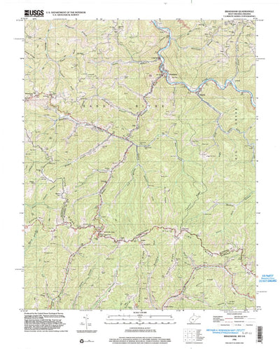 United States Geological Survey Bradshaw, WV-VA (1996, 24000-Scale) digital map