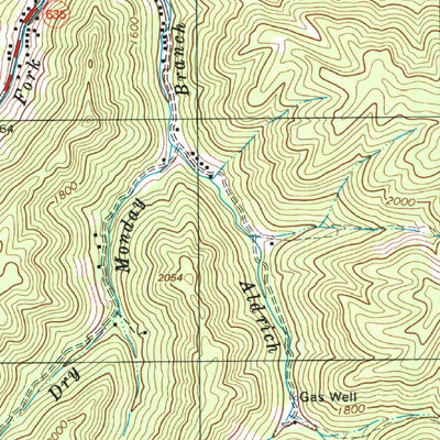United States Geological Survey Bradshaw, WV-VA (1996, 24000-Scale) digital map