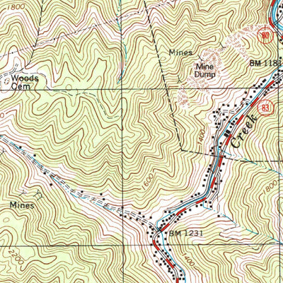 United States Geological Survey Bradshaw, WV-VA (1996, 24000-Scale) digital map