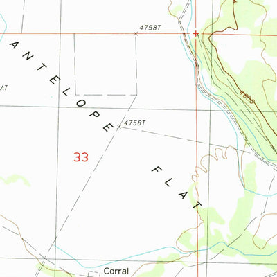 United States Geological Survey Brady Butte, OR (1988, 24000-Scale) digital map