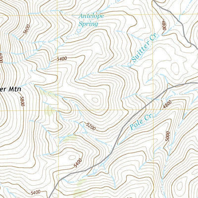 United States Geological Survey Brady Creek, OR (2020, 24000-Scale) digital map