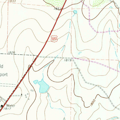 United States Geological Survey Brady North, TX (1960, 24000-Scale) digital map