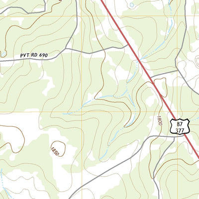 United States Geological Survey Brady South, TX (2022, 24000-Scale) digital map