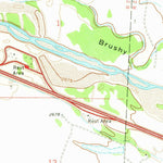 United States Geological Survey Brady SW, NE (1970, 24000-Scale) digital map