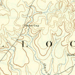 United States Geological Survey Brady, TX (1894, 125000-Scale) digital map