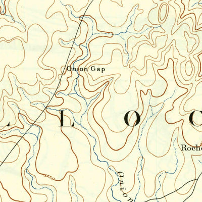 United States Geological Survey Brady, TX (1894, 125000-Scale) digital map