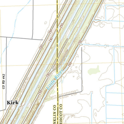 United States Geological Survey Bragg City, MO (2021, 24000-Scale) digital map