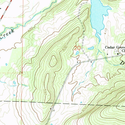United States Geological Survey Branch, AR (1966, 24000-Scale) digital map