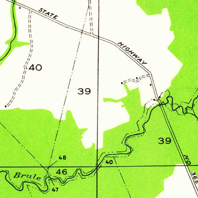 United States Geological Survey Branch, LA (1935, 31680-Scale) digital map