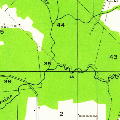 United States Geological Survey Branch, LA (1935, 31680-Scale) digital map