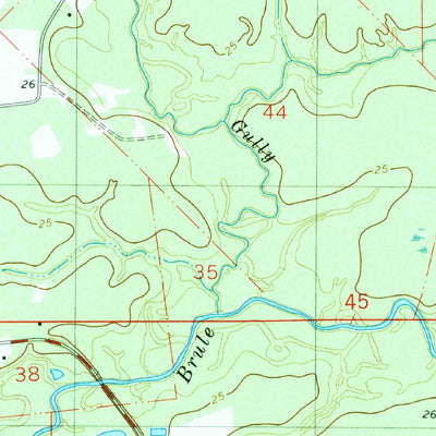 United States Geological Survey Branch, LA (1983, 24000-Scale) digital map