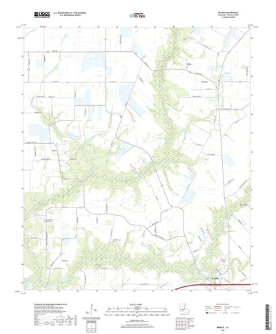 United States Geological Survey Branch, LA (2020, 24000-Scale) digital map