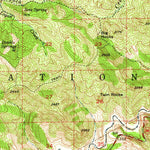 United States Geological Survey Branch Mountain, CA (1952, 62500-Scale) digital map