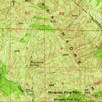 United States Geological Survey Branch Mountain, CA (1952, 62500-Scale) digital map