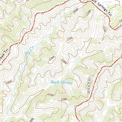United States Geological Survey Branch Mountain, CA (2021, 24000-Scale) digital map