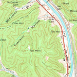 United States Geological Survey Branchland, WV (1962, 24000-Scale) digital map