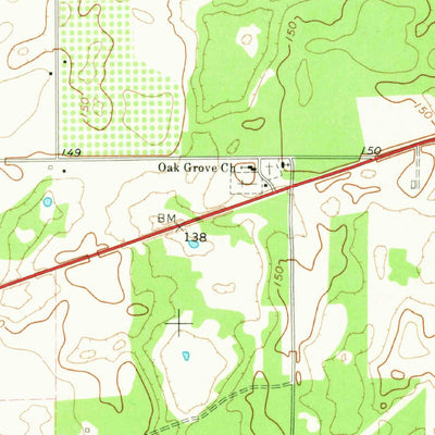 United States Geological Survey Branchville, GA (1971, 24000-Scale) digital map