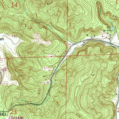 United States Geological Survey Branchville, IN (1958, 24000-Scale) digital map