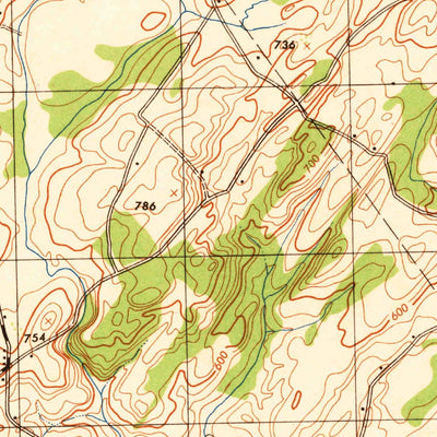 United States Geological Survey Branchville, NJ (1943, 31680-Scale) digital map