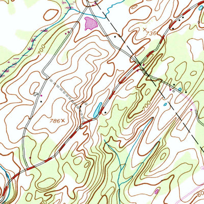 United States Geological Survey Branchville, NJ (1954, 24000-Scale) digital map