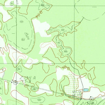 United States Geological Survey Branchville North, SC (1982, 24000-Scale) digital map