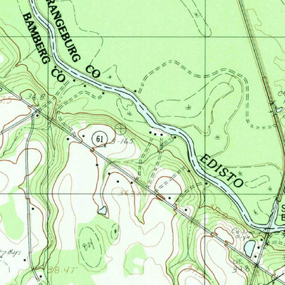 United States Geological Survey Branchville South, SC (1982, 24000-Scale) digital map