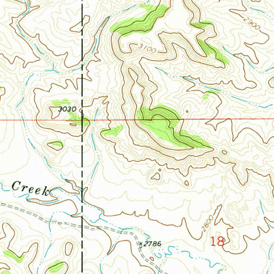 United States Geological Survey Brandenberg NW, MT (1971, 24000-Scale) digital map