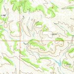 United States Geological Survey Brandenberg NW, MT (1971, 24000-Scale) digital map