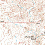 United States Geological Survey Brandenburg Mountain, AZ (1949, 24000-Scale) digital map