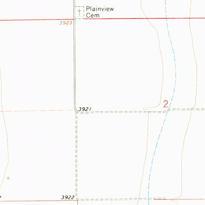United States Geological Survey Brandon, CO (1968, 24000-Scale) digital map