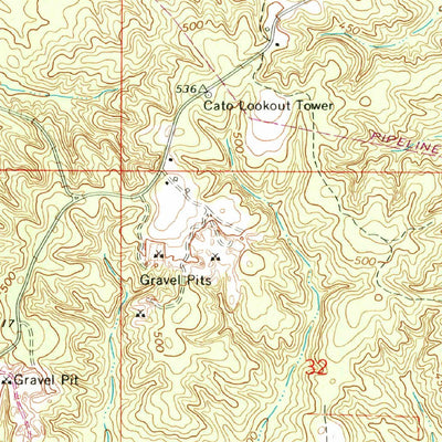 United States Geological Survey Brandon, MS (1968, 24000-Scale) digital map