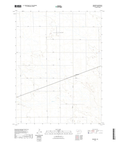 United States Geological Survey Brandon, NE (2021, 24000-Scale) digital map
