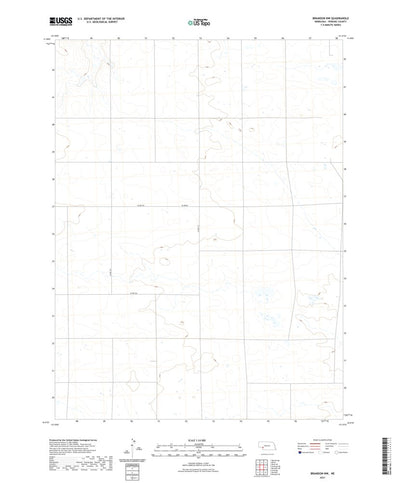 United States Geological Survey Brandon NW, NE (2021, 24000-Scale) digital map