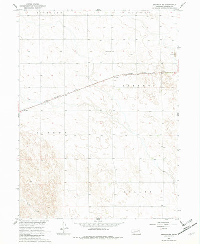 United States Geological Survey Brandon SE, NE (1961, 24000-Scale) digital map