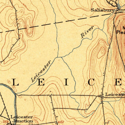 United States Geological Survey Brandon, VT (1904, 62500-Scale) digital map