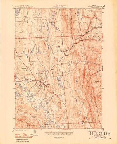 United States Geological Survey Brandon, VT (1946, 31680-Scale) digital map