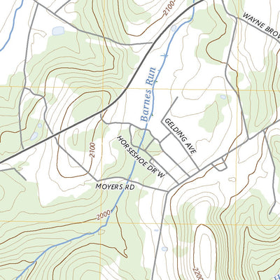 United States Geological Survey Brandonville, WV (2023, 24000-Scale) digital map